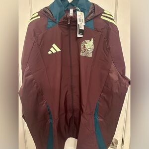 ADIDAS MEXICO ALL WEATHER HOODIE FULL-ZIP JACKET